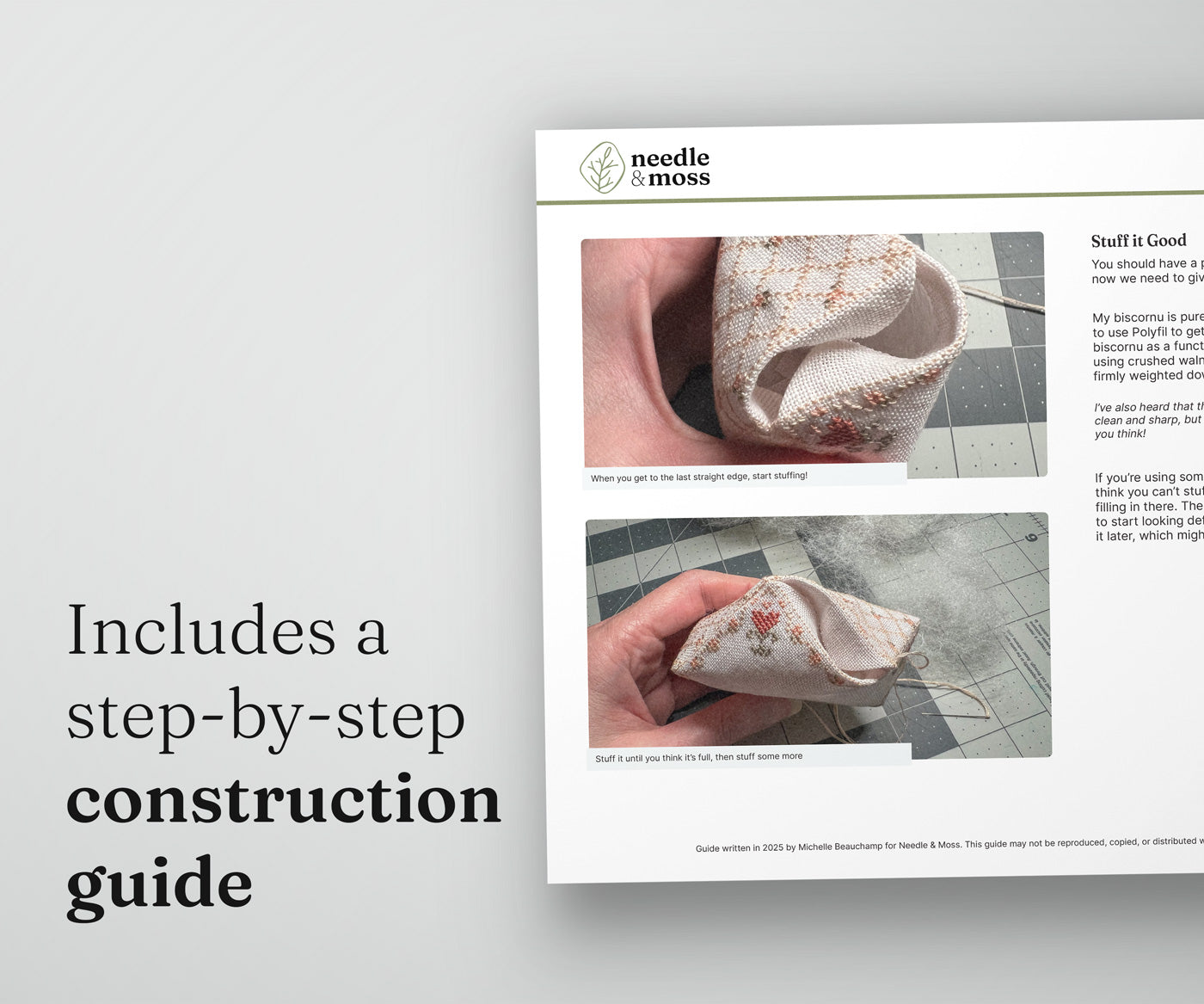 Quilted Hearts Biscornu PDF